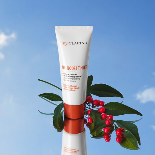 CLARINS RE-BOOST TINTED - Crème teintée hydra-énergisante - CLARINS RE-BOOST TINTED - Crème teintée hydra-énergisante -